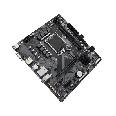 Материнская плата GIGABYTE B760M E, LGA1700, B760, PCIe4.0, 2xDDR5, D-SUB+HDMI+DP, 2xM.2, mATX