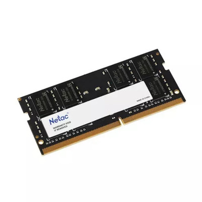 Модуль памяти для ноутбука Netac Basic, NTBSD4N26SP-08, DDR4 SO-DIMM, 8Gb, 2666Mhz, C19