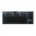 Клавиатура Logitech G915 X Lightspeed TKL, GL Clicky switch, 87 keys, EN, 2.4GHz/BT/Cable, Черный