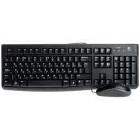 Клавиатура+мышь Logitech MK120, 105 keys, EN/RU, 1,5 m 1000DPI, 1,8 m, USB, Черный