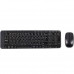 Клавиатура+мышь Logitech MK220 Wireless, 105 keys, EN/RU, 2xAAA, 1000DPI, 2xAA, 2.4 GHz USB, Черный