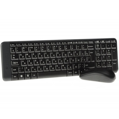 Клавиатура+мышь Logitech MK220 Wireless, 105 keys, EN/RU, 2xAAA, 1000DPI, 2xAA, 2.4 GHz USB, Черный Клавиатура+мышь Logitech MK220 Wireless, 105 keys, EN/RU, 2xAAA, 1000DPI, 2xAA, 2.4 GHz USB, Черный