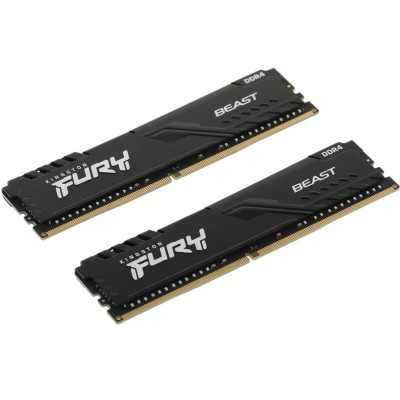 Модуль памяти Kingston Fury Beast KF432C16BB1K2/32WP DDR4 DIMM 32Gb KIT (2x16) 3200MHz CL16