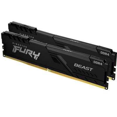 Модуль памяти Kingston Fury Beast KF432C16BB1K2/32WP DDR4 DIMM 32Gb KIT (2x16) 3200MHz CL16