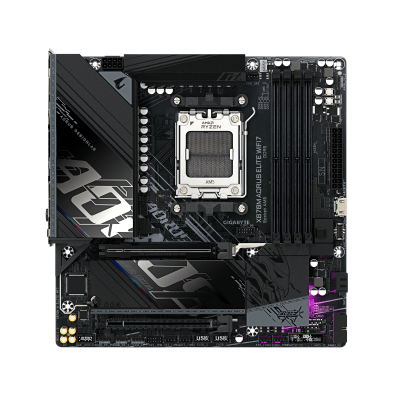 Материнская плата GIGABYTE X870M AORUS ELITE WF7, AM5, X870, 4xDDR5, 2xHDMI+2xUSB4, 2xM.2, mATX