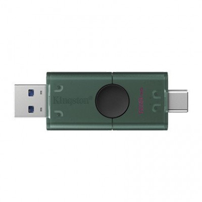 Флэш-накопитель Kingston 128Gb USB3.2 Gen2 + Type-C, Data Traveler Duo (Black)