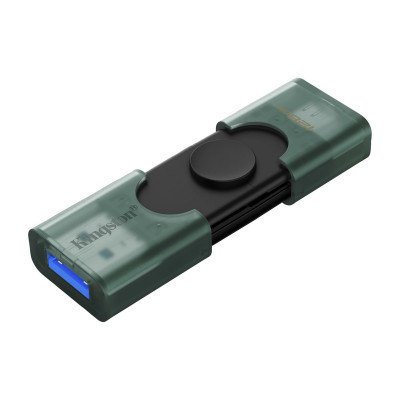 Флэш-накопитель Kingston 128Gb USB3.2 Gen2 + Type-C, Data Traveler Duo (Black)
