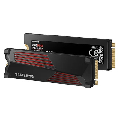 Твердотельный накопитель 4Tb SSD Samsung 990 PRO, M.2 PCIe4.0 NVMe2.0, TBW 2400, R7450MB/s W6900MB/s