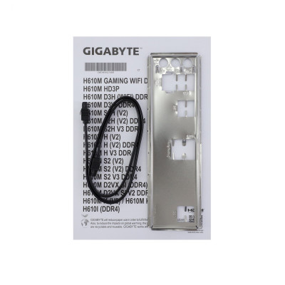Материнская плата GIGABYTE H610M K V2, LGA1700, H610, 2xDDR5, PCIe4.0x16, HDMI+DP, M.2, 2xSATA, mATX
