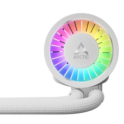 Водяное охлаждение ARCTIC Liquid Freezer III Pro 420 A-RGB(White), ACFRE00189A, S1851/1700/AMD4/5