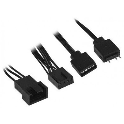 Кулер для корпуса ARCTIC P12 Pro A-RGB (Black), ACFAN00309A, 12cm, 600-3000rpm, 4Pin, Fluid Dyn.