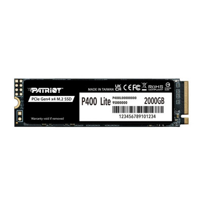 Твердотельный накопитель SSD 2 Tb M.2 PCI-E Patriot P400 Lite P400LP2KGM28H, R3500/W2700