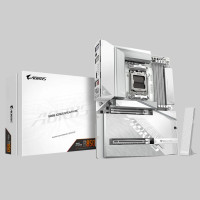 Материнская плата GIGABYTE B850 A STEALTH ICE, AM5, B850, 4XDDR5, HDMI+USB4, 4xM.2, WiFi7, BT, ATX