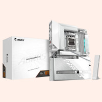 Материнская плата GIGABYTE X870 A STEALTH ICE, AM5, X870, 4XDDR5, HDMI+2xUSB4, 4xM.2, WiFi7, BT, ATX