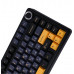 Клавиатура AULA F75, Thunder Black, Black+Dark Blue+Orange, Gray Wood V3, EN/RU/KZ, 2.4/BT/USB-C