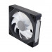Кулер для корпуса ONVYX OFA12Ki, Black,120x120x25mm, Reverse Blade, RGB, 600-1200RPM, 3pin+4pin