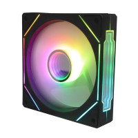 Кулер для корпуса ONVYX OFA12Ki, Black,120x120x25mm, Reverse Blade, RGB, 600-1200RPM, 3pin+4pin Кулер для корпуса ONVYX OFA12Ki, Black,120x120x25mm, Reverse Blade, RGB, 600-1200RPM, 3pin+4pin