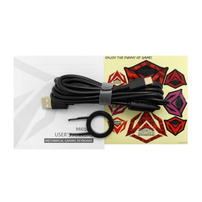 Клавиатура Meetion MK005 Black, Mechanical, Blue switch, 61 keys EN/RU/KZ, Cable USB-C Клавиатура Meetion MK005 Black, Mechanical, Blue switch, 61 keys EN/RU/KZ, Cable USB-C