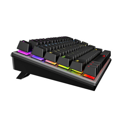 Клавиатура Meetion MK006 Pro Black, Mechanical, Red switch, 81 keys EN/RU/KZ, Cable USB-C