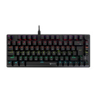 Клавиатура Meetion MK006 Pro Black, Mechanical, Red switch, 81 keys EN/RU/KZ, Cable USB-C