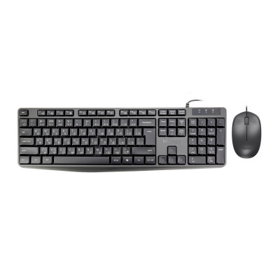 Клавиатура+мышь Meetion C235 Black, 104 keys, EN/RU/KZ, 1.5 m, 1200DPI, 1.5 m, USB