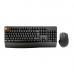 Клавиатура+мышь Meetion C4130 Black, Wireless, Membrane, 104 keys EN/RU/KZ, 2xAA, 2.4G
