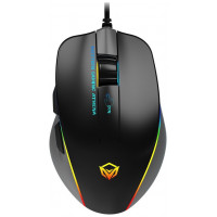 Мышь Meetion GM23_2023 Black, Оптическая, 12800DPI, USB, 6 Button, Проводная Мышь Meetion GM23_2023 Black, Оптическая, 12800DPI, USB, 6 Button, Проводная