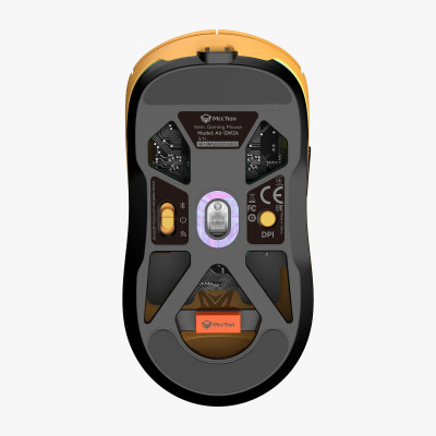 Мышь Meetion GW24 White, Wireless, Оптическая, 8000DPI, 600mAh, 5 Button, USB-C, 2.4 GHz/BT Мышь Meetion GW24 White, Wireless, Оптическая, 8000DPI, 600mAh, 5 Button, USB-C, 2.4 GHz/BT