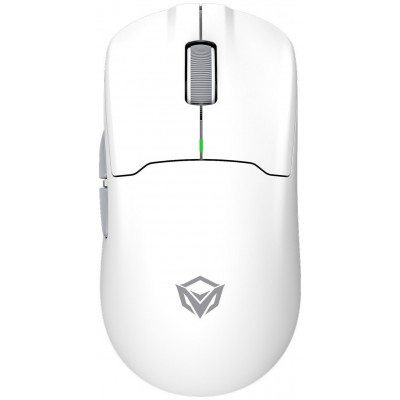 Мышь Meetion GW39 White Wireless, Оптическая, PAW3395, 26000DPI, 400mAh, 5 Button, USB, 2.4 GHz/BT