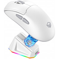 Мышь Meetion GW39 White Wireless, Оптическая, PAW3395, 26000DPI, 400mAh, 5 Button, USB, 2.4 GHz/BT Мышь Meetion GW39 White Wireless, Оптическая, PAW3395, 26000DPI, 400mAh, 5 Button, USB, 2.4 GHz/BT