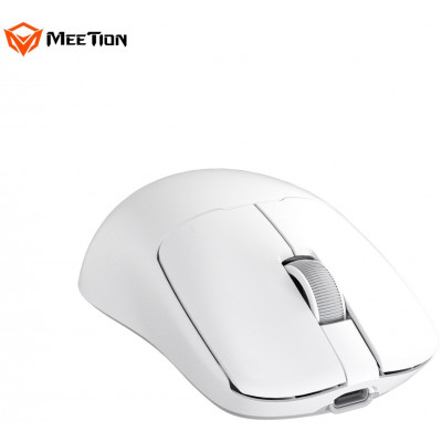 Мышь Meetion GW40 Pro White, Wireless, Оптическая, 7200DPI, 26000fps, 230mAh,6 Button,USB, 2.4GHz/BT Мышь Meetion GW40 Pro White, Wireless, Оптическая, 7200DPI, 26000fps, 230mAh,6 Button,USB, 2.4GHz/BT