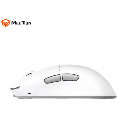 Мышь Meetion GW40 Pro White, Wireless, Оптическая, 7200DPI, 26000fps, 230mAh,6 Button,USB, 2.4GHz/BT Мышь Meetion GW40 Pro White, Wireless, Оптическая, 7200DPI, 26000fps, 230mAh,6 Button,USB, 2.4GHz/BT