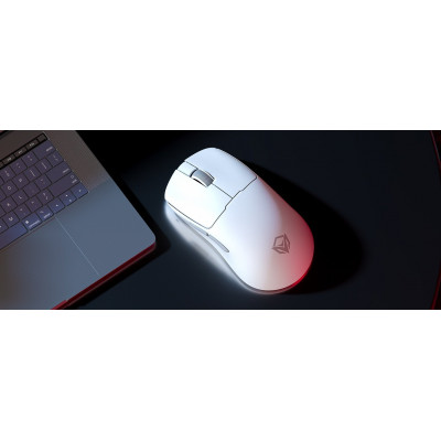 Мышь Meetion GW40 Pro White, Wireless, Оптическая, 7200DPI, 26000fps, 230mAh,6 Button,USB, 2.4GHz/BT Мышь Meetion GW40 Pro White, Wireless, Оптическая, 7200DPI, 26000fps, 230mAh,6 Button,USB, 2.4GHz/BT