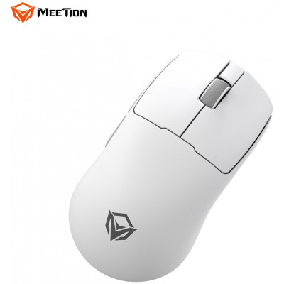 Мышь Meetion GW40 Pro White, Wireless, Оптическая, 7200DPI, 26000fps, 230mAh,6 Button,USB, 2.4GHz/BT Мышь Meetion GW40 Pro White, Wireless, Оптическая, 7200DPI, 26000fps, 230mAh,6 Button,USB, 2.4GHz/BT