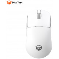 Мышь Meetion GW40 Pro White, Wireless, Оптическая, 7200DPI, 26000fps, 230mAh,6 Button,USB, 2.4GHz/BT Мышь Meetion GW40 Pro White, Wireless, Оптическая, 7200DPI, 26000fps, 230mAh,6 Button,USB, 2.4GHz/BT