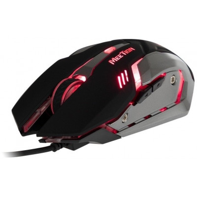 Мышь Meetion M915 Black, Оптическая, 2400DPI, USB, 6 Button, кабель 1.6 м, Проводная Мышь Meetion M915 Black, Оптическая, 2400DPI, USB, 6 Button, кабель 1.6 м, Проводная