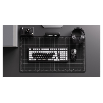 Клавиатура MCHOSE UT98-2, Black-White, Silent Peach V3 Switch, BT5.0/USB-C/2.4GHz, 10000mAh,