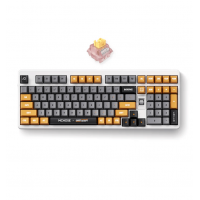 Клавиатура MCHOSE UT98-4, Brown-Grey, Silent Peach V3 Switch, BT5.0/USB-C/2.4GHz, 10000mAh, Клавиатура MCHOSE UT98-4, Brown-Grey, Silent Peach V3 Switch, BT5.0/USB-C/2.4GHz, 10000mAh,