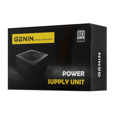 Блок питания GENIN GENPSU600K Black, 600W,120mm fan, 150*140*86mm, ATX 2.31