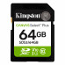 Карта памяти SD, Kingston Canvas Select Plus 64Gb, SDS3/64GB, UHS-I, U1, V10, 100 МБ/с Карта памяти SD, Kingston Canvas Select Plus 64Gb, SDS3/64GB, UHS-I, U1, V10, 100 МБ/с