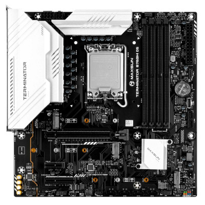 Материнская плата MaxSun Terminator B760M D5 V2, LGA1700, 4xDDR5, PCIe5.0, HDMI+DP, 3xM.2, mATX