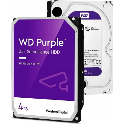 Жёсткий диск HDD 4 Tb SATA 6Gb/s Western Digital Purple WD44PURZ 3.5 Жёсткий диск HDD 4 Tb SATA 6Gb/s Western Digital Purple WD44PURZ 3.5