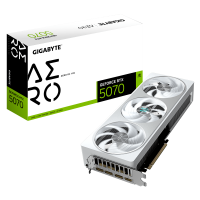 Видеокарта GIGABYTE AORUS GeForce RTX 5070 AERO OC 12G, 12Gb/192bit, 1хHDMI+3xDP, PCIe5.0