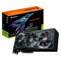 Видеокарта GIGABYTE AORUS GeForce RTX 5070 MASTER 12G, 12Gb/192bit, 1хHDMI+3xDP, PCIe5.0 Видеокарта GIGABYTE AORUS GeForce RTX 5070 MASTER 12G, 12Gb/192bit, 1хHDMI+3xDP, PCIe5.0