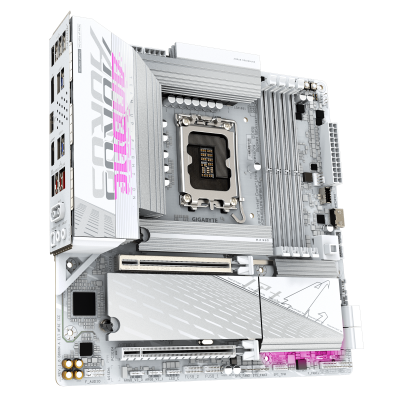 Материнская плата GIGABYTE B860M AORUS ELITE WIFI6E ICE, LGA1851, 4xDDR5, 2xHDMI+DP, 3xM.2, mATX Материнская плата GIGABYTE B860M AORUS ELITE WIFI6E ICE, LGA1851, 4xDDR5, 2xHDMI+DP, 3xM.2, mATX