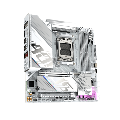 Материнская плата GIGABYTE X870M AORUS ELITE WF7 ICE, AM5, X870, 4xDDR5, 2xHDMI+2xUSB4, 2xM.2, mATX Материнская плата GIGABYTE X870M AORUS ELITE WF7 ICE, AM5, X870, 4xDDR5, 2xHDMI+2xUSB4, 2xM.2, mATX