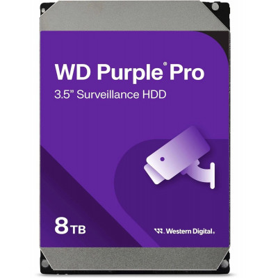 Жесткий диск HDD 8Tb SATA 6Gb/s Western Purple Pro WD8002PURP, 7200rpm, 256Mb Жесткий диск HDD 8Tb SATA 6Gb/s Western Purple Pro WD8002PURP, 7200rpm, 256Mb
