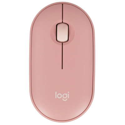Мышь Logitech M350S Pebble 2, Оптическая, 4000DPI, 1xAA, BT, Розовый Мышь Logitech M350S Pebble 2, Оптическая, 4000DPI, 1xAA, BT, Розовый