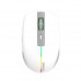Мышь Meetion BTM002 White, Wireless, Оптическая, 1600DPI, 5 Button, Аккумуляторная, USB-, 2.4 GHz/BT