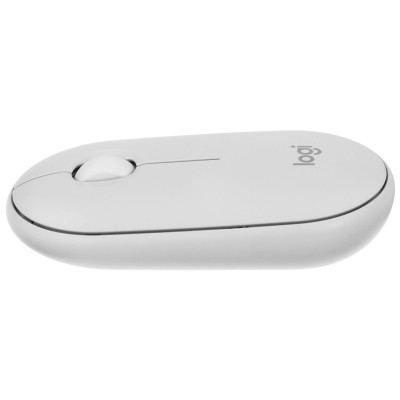 Мышь Logitech M350S Pebble 2, Оптическая, 4000DPI, 1xAA, BT, Белый